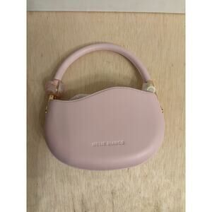 Melie Bianco Jennie Pink Crossbody Vegan Leather Small Purse NWOT Pearl Accent